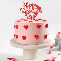 Love You Forever Valentine Cake 